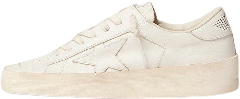 (Women) Golden Goose Stardan Triple White GWF00128.F000566.10100 (Women) Golden Goose Stardan Triple White GWF00128.F000566.10100