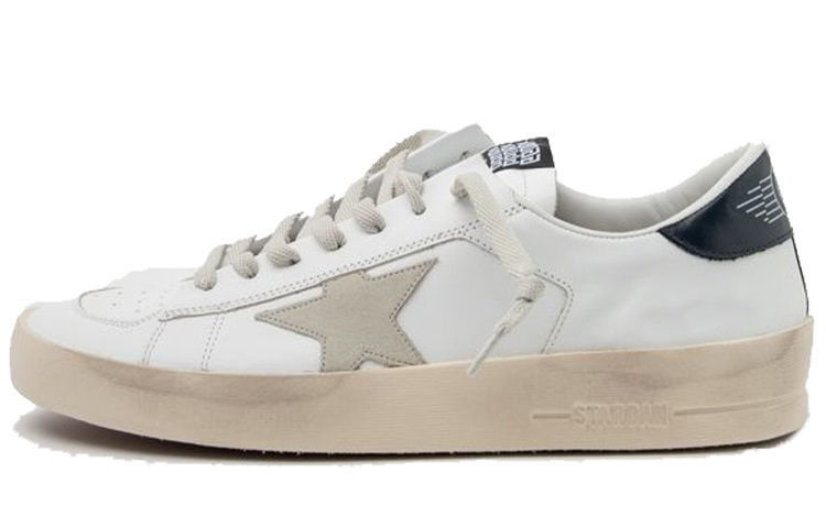(Women) Golden Goose Stardan White Black GMF00128.F000567.10220