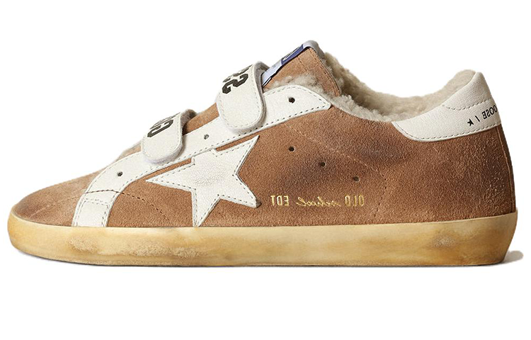 (Women) Golden Goose Starter 'Brown Leather Star' GWF00111.F003383.55494