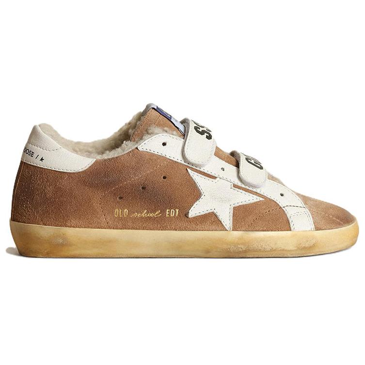 Order (W) Golden Goose Starter ''Étoile en Cuir Marron'' GWF00111.F003383.55494