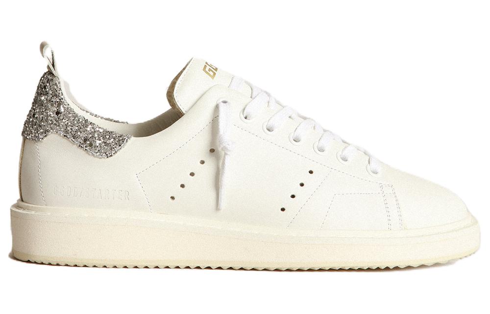 Order Golden Goose GGDB 初始者 牛皮 閃爍亮粉 低筒 帆布鞋 女款 白色