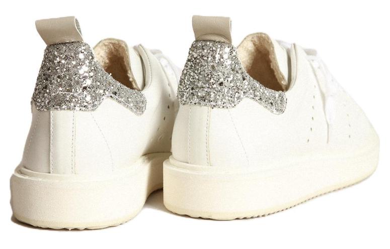 Shop Golden Goose GGDB 初始者 牛皮 閃爍亮粉 低筒 帆布鞋 女款 白色