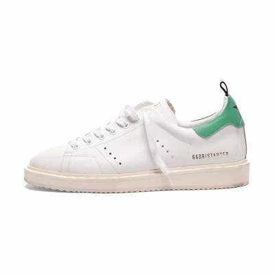 (W) Golden Goose Starter 'White Green Tail'