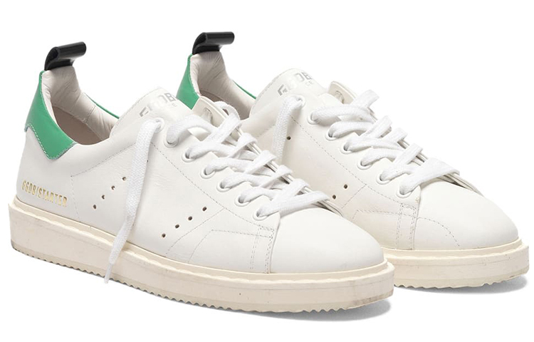 Order (W) Golden Goose Starter ''Blanc Queue Verte'' G35WS631.P7