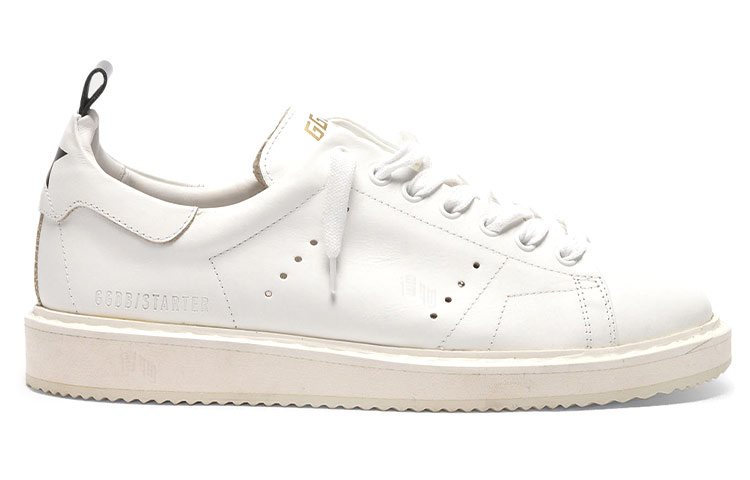 Order (W) 골든구스 스타터 화이트 레더 로우탑 (Golden Goose is a well-known brand, so shortening is okay) GCOWS631.A1