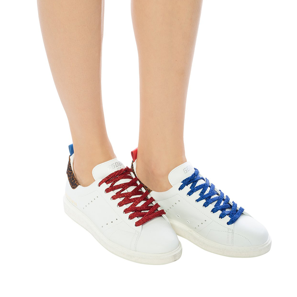 Purchase (W) Golden Goose Starter ''Weißer Leopardenschwanz'' G35WS631.P8