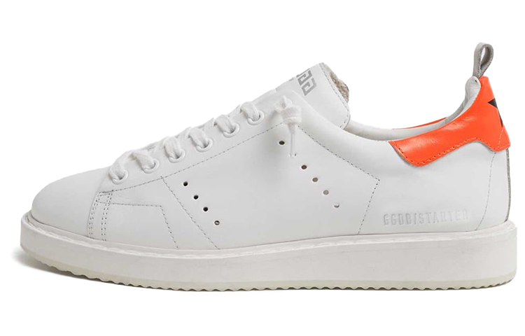 (Women) Golden Goose Starter 'White Orange Tail' G36WS631.R4