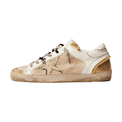 (W) Golden Goose Super-Star 'Beige Black Colorblock'