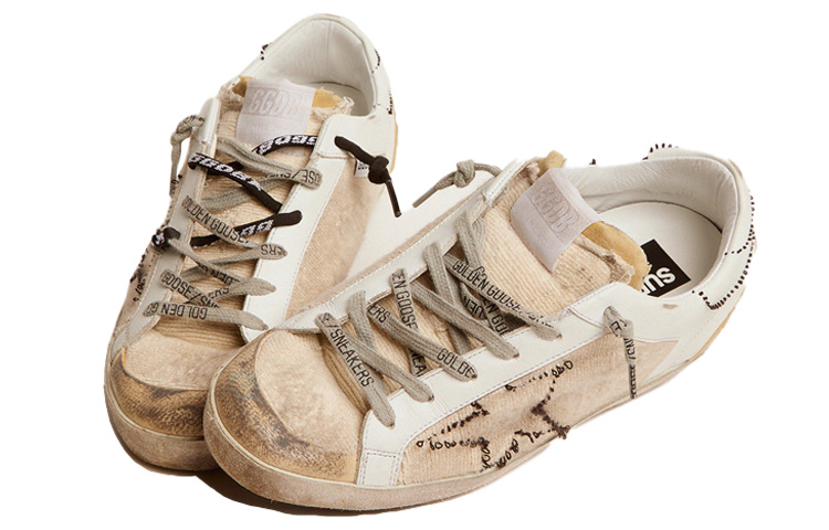 (W) Golden Goose Super-Star 'Beige Black Colorblock' 圖 3