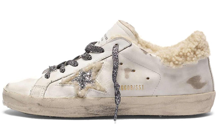 (Women) Golden Goose Super-Star 'Beige Distressed' G35WS590.P90