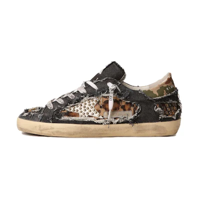 (W) Golden Goose Super-Star 'Black Denim'