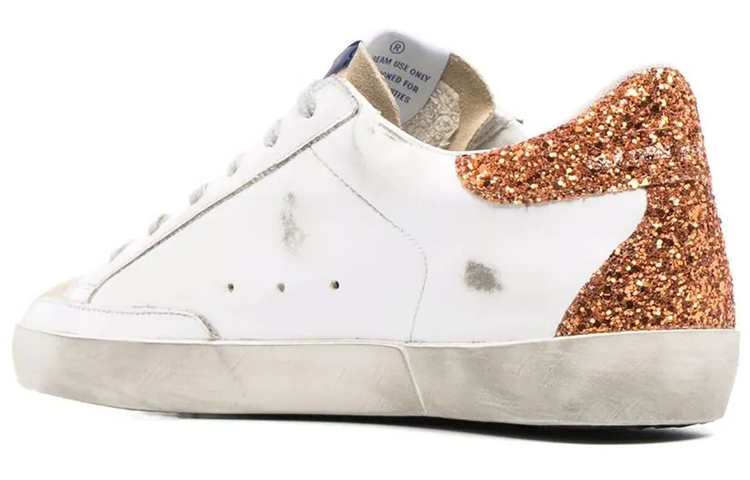 Lookbook (W) Golden Goose Super-Star 'Hitam Glitter Ekor Oranye' GWF00102.F001575.81140