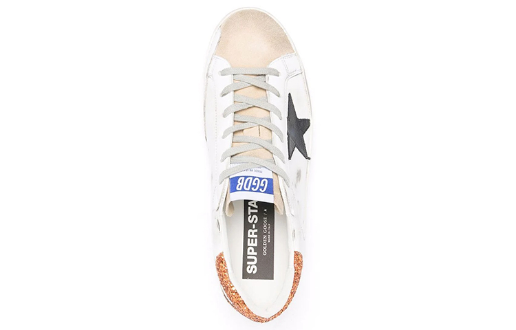 Shop (W) Golden Goose Super-Star 'Hitam Glitter Ekor Oranye' GWF00102.F001575.81140