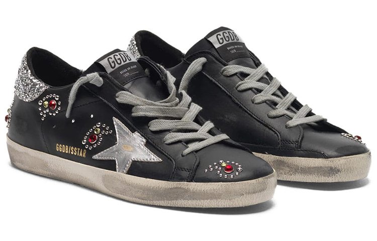 (W) Golden Goose Super-Star 'Black Glitter Tail' 圖 2