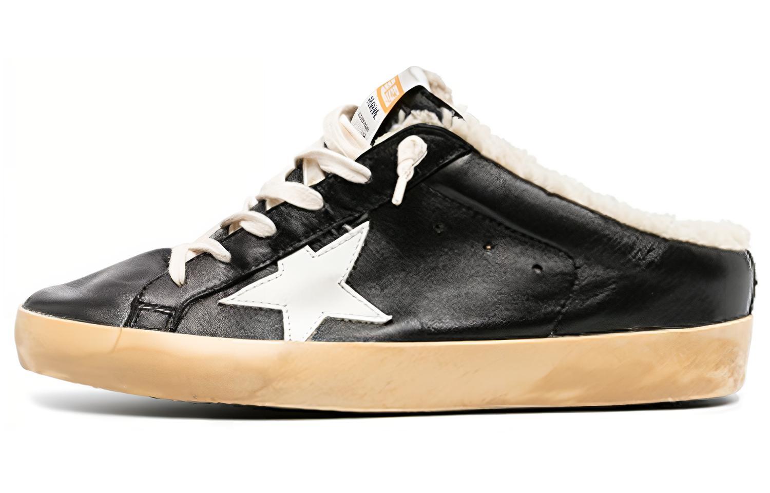 (W) Golden Goose Super-Star 'Black Leather'