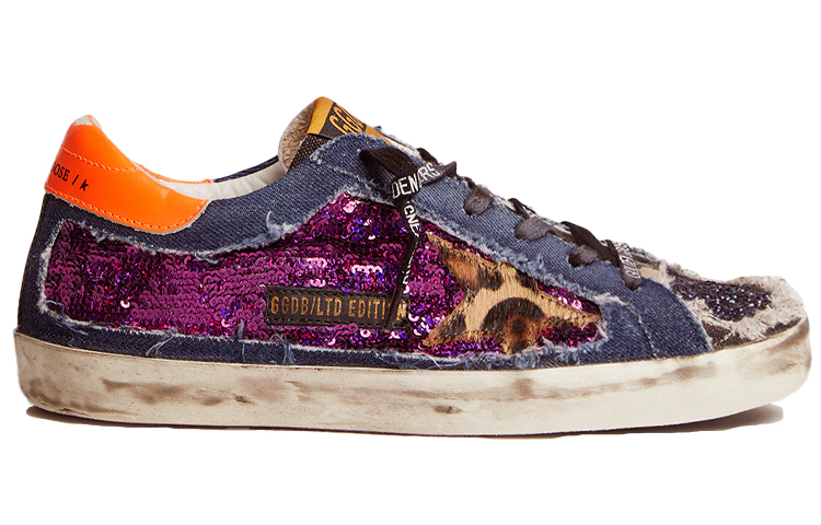 (W) Golden Goose Super-Star 'Black Purple Orange Colorblock' 圖 2