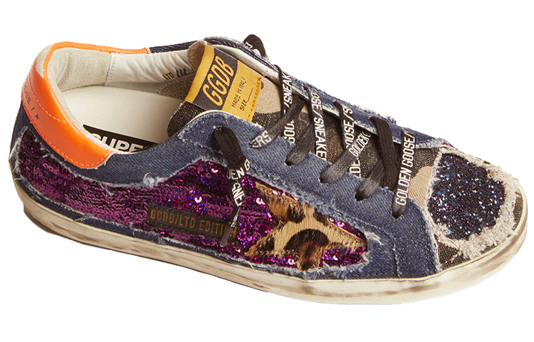 (W) Golden Goose Super-Star 'Black Purple Orange Colorblock' 圖 3