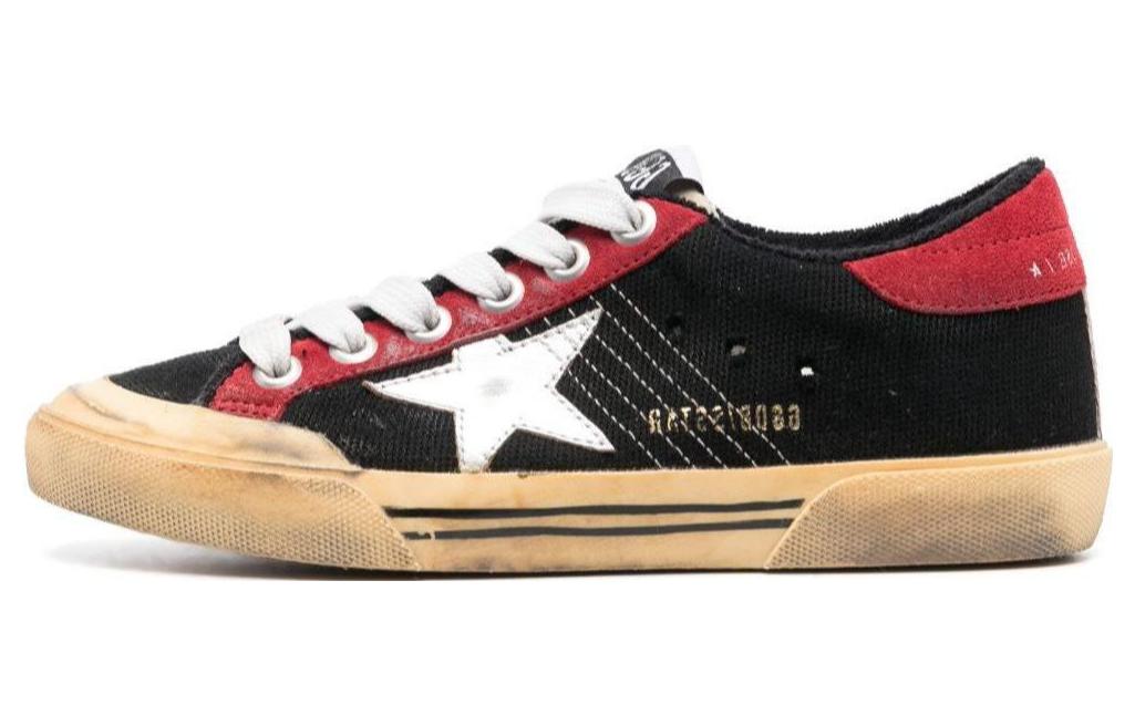 (W) Golden Goose Super-Star 'Black Red'