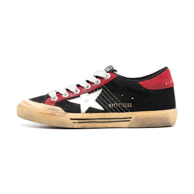 (W) Golden Goose Super-Star 'Black Red'