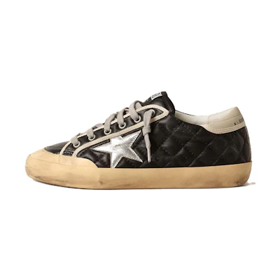 (W) Golden Goose Super-Star 'Black Silver'