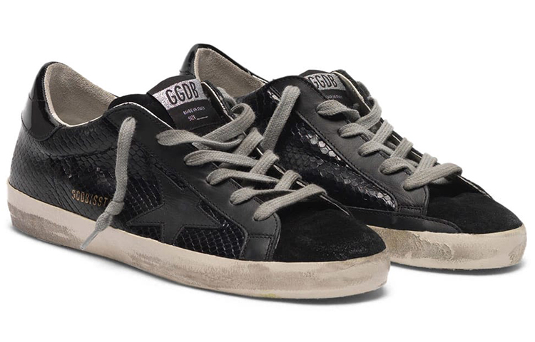 (W) Golden Goose Super-Star 'Black Snake Print Leather' 圖 2