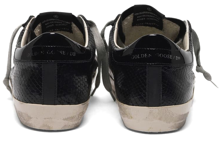 (W) Golden Goose Super-Star 'Black Snake Print Leather' 圖 3