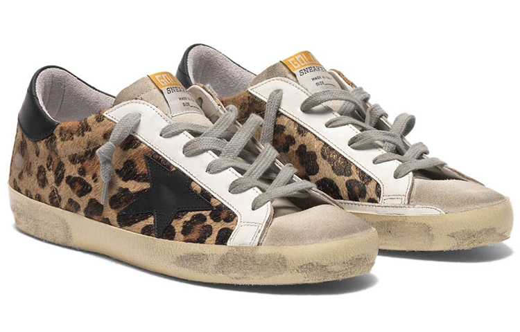 (W) Golden Goose Super-Star 'Black Star Leopard Tail' 圖 2
