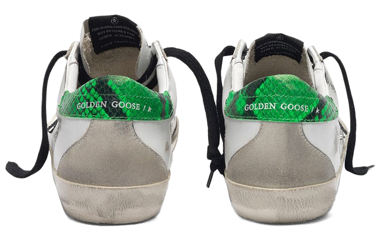 (W) Golden Goose Super-Star 'Black Star White Green Snake' 圖 3