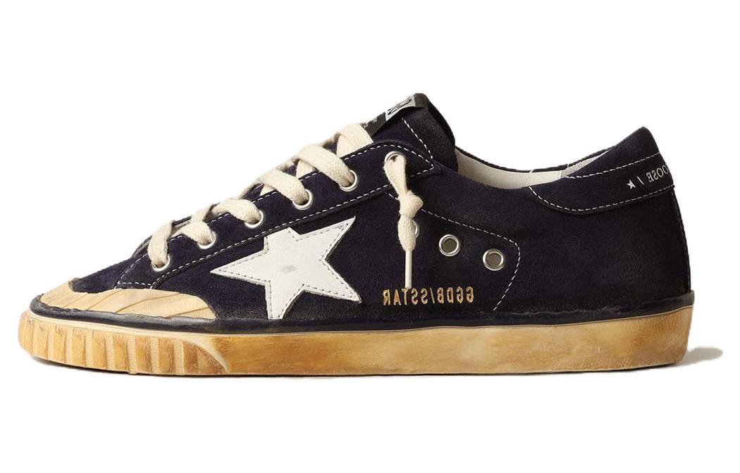 (W) Golden Goose Super-Star 'Blue Low-Top'