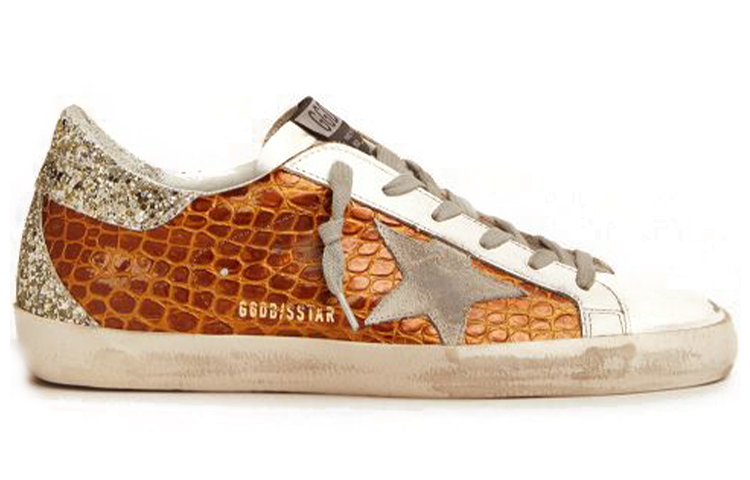 (W) Golden Goose Super-Star 'Brown Crocodile Print' 圖 2
