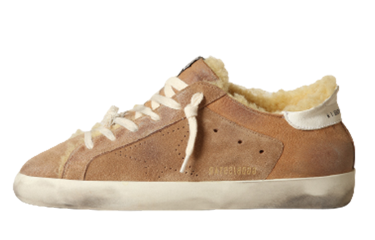 (W) Golden Goose Super-Star 'Brown Leather Low-Top'