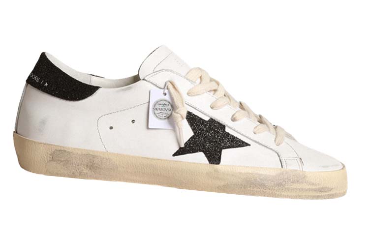 (W) Golden Goose Super-Star 'Distressed Black and White' 圖 2