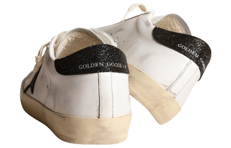 (W) Golden Goose Super-Star 'Distressed Black and White' 圖 3