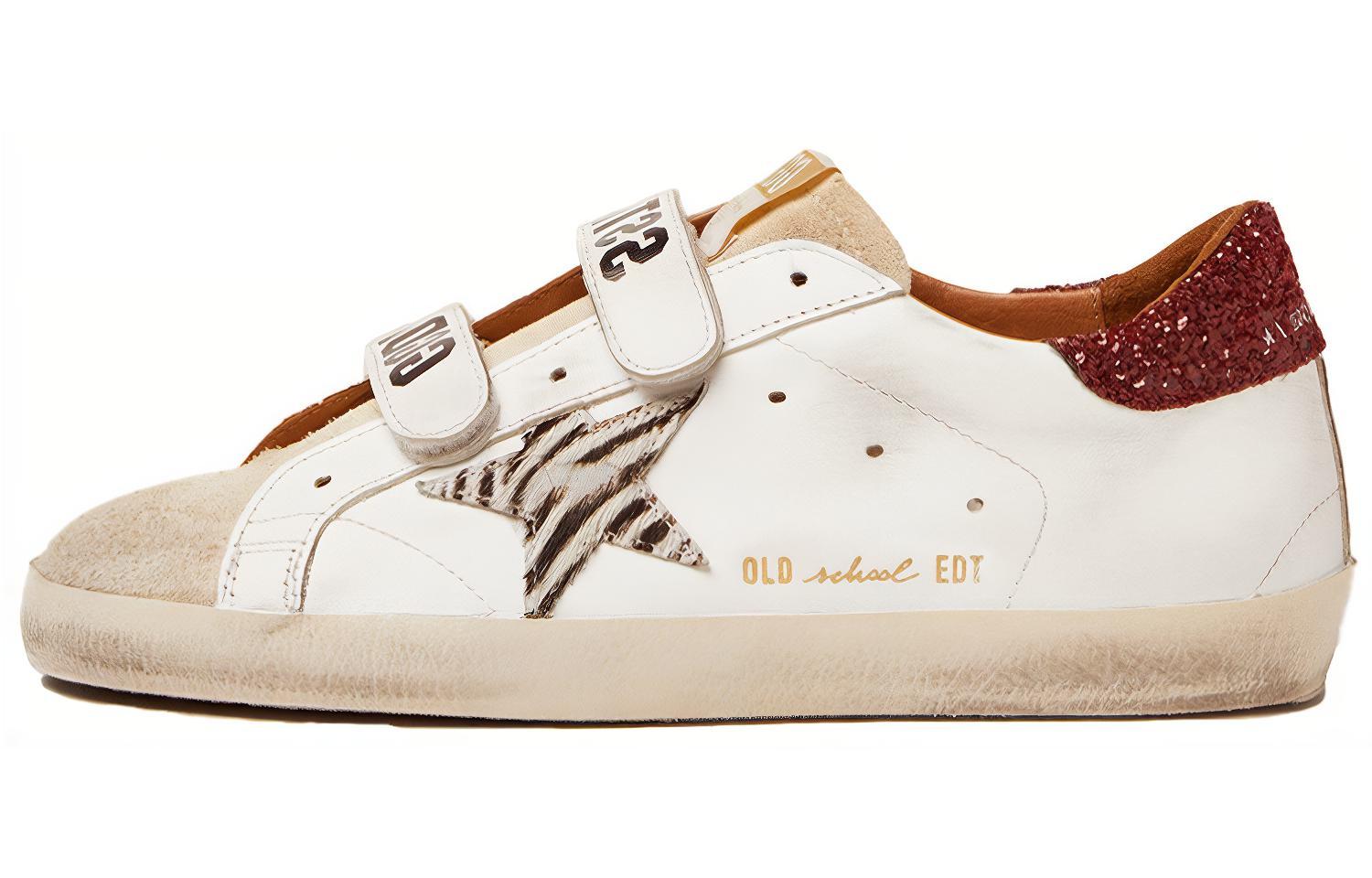 Buy (Women) Golden Goose Super-Star 'Distressed Cream Red' GWF00111.F002153.10798