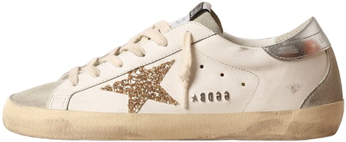 (Women) Golden Goose Super-Star 'Distressed Cream Velvet' GWF00102.F004664.10417 (Women) Golden Goose Super-Star 'Distressed Cream Velvet' GWF00102.F004664.10417