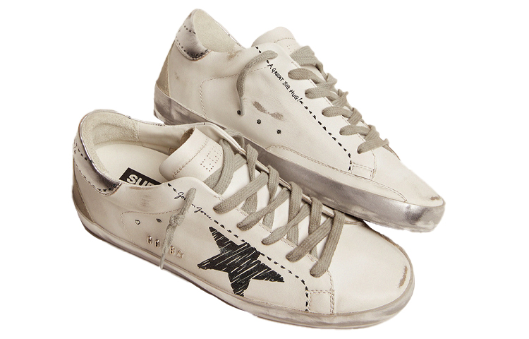 (W) Golden Goose Super-Star 'Distressed Cream Grey' 圖 3