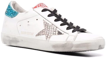 Golden Goose Super-Star 經典老破 發亮綠尾 防滑耐磨減震 低筒休閒 時尚板鞋 女款 白色 Lookbook Golden Goose Super-Star 經典老破 發亮綠尾 防滑耐磨減震 低筒休閒 時尚板鞋 女款 白色