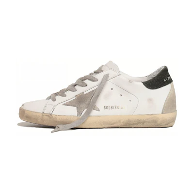(W) Golden Goose Super-Star 'Distressed Green Tail'