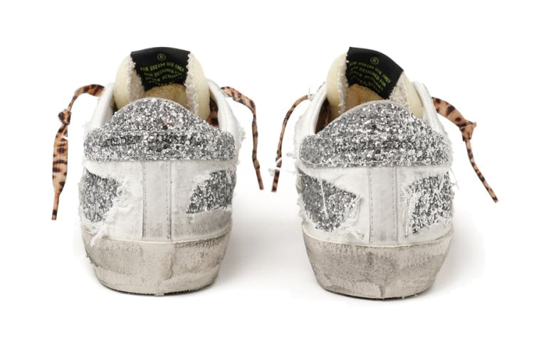 (W) Golden Goose Super-Star 'Distressed Silver' 圖 4