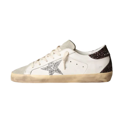 (W) Golden Goose Super-Star 'Distressed White Star'