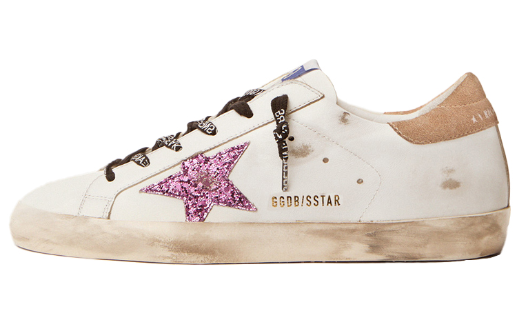 Buy (Women) Golden Goose Super-Star 'Distressed White Yellow Red' GWF00101.F001553.10615