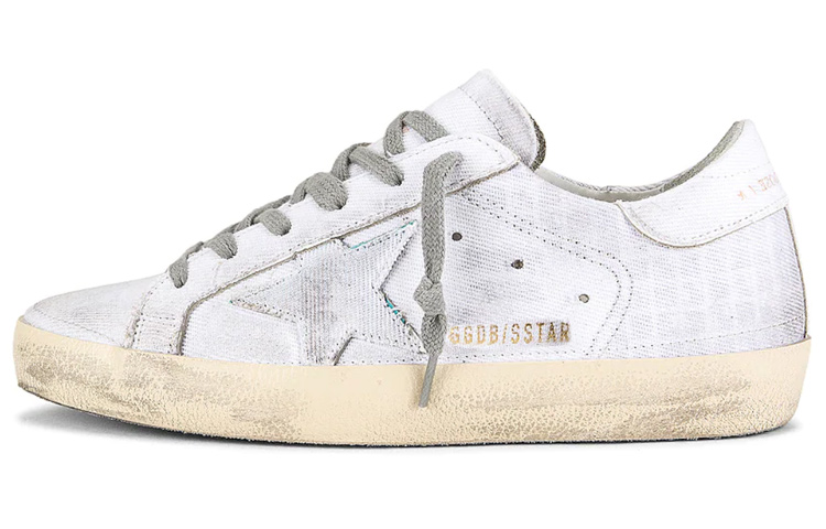 (W) Golden Goose Super-Star 'Distressed White'