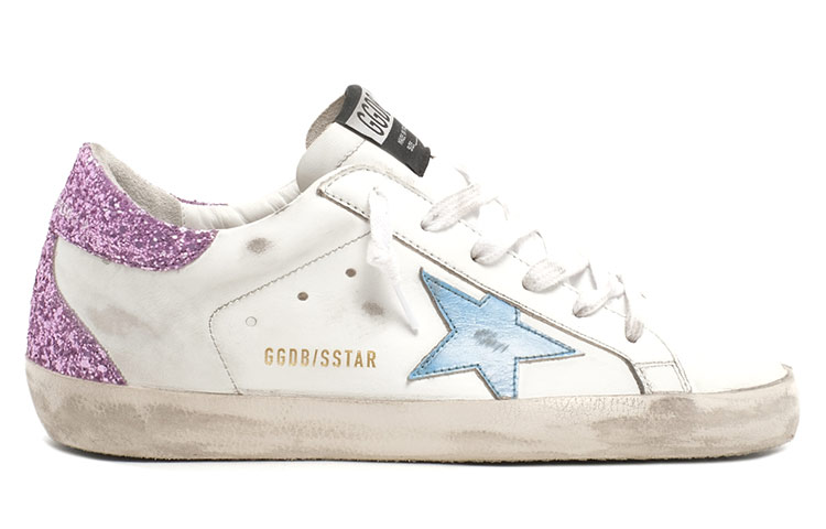 (W) Golden Goose Super-Star 'Distressed White Purple' 圖 2