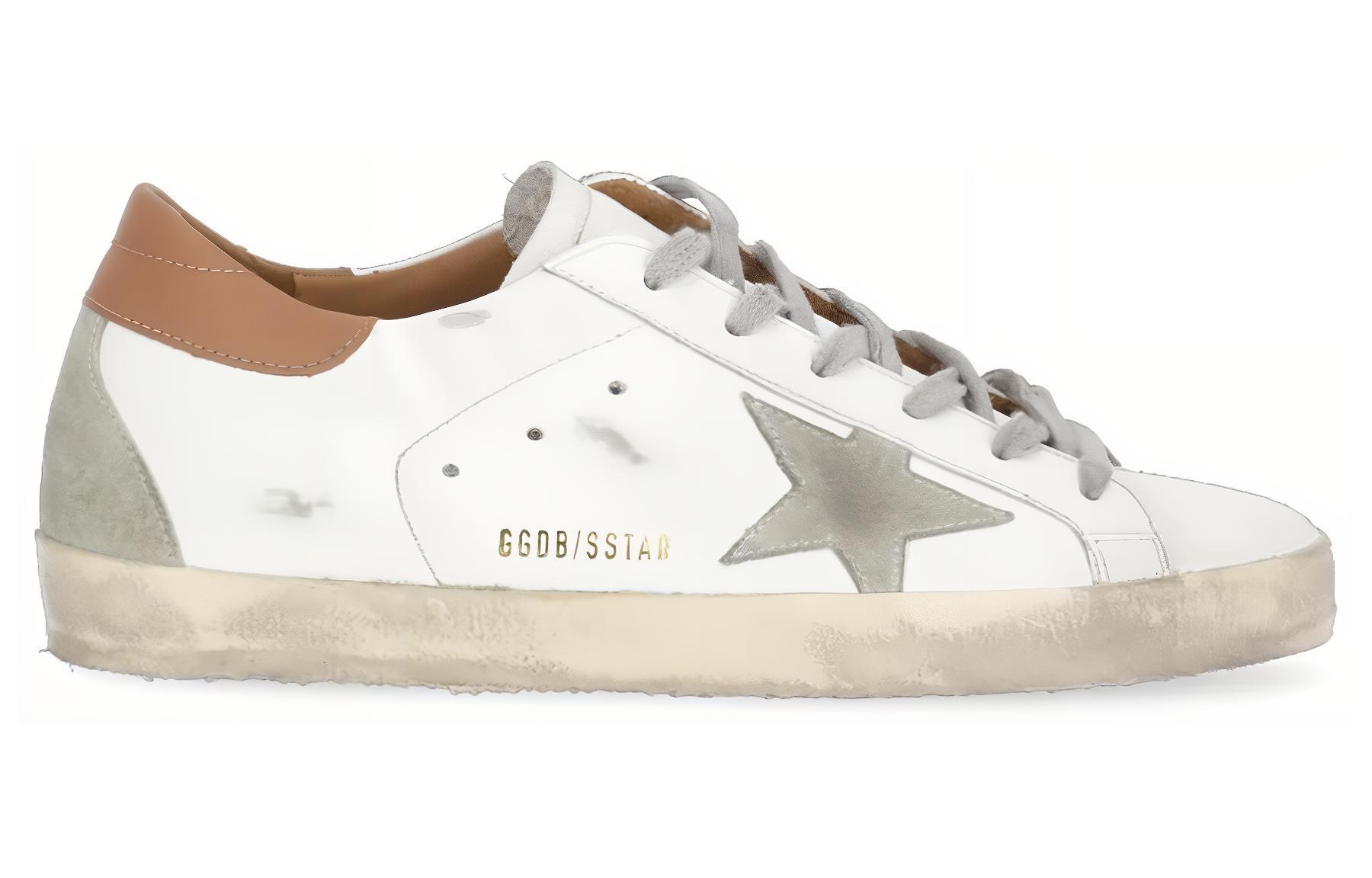 Order (W) Golden Goose Super-Star 'Blanco Marrón Envejecido' GWF00102.F001344.10566