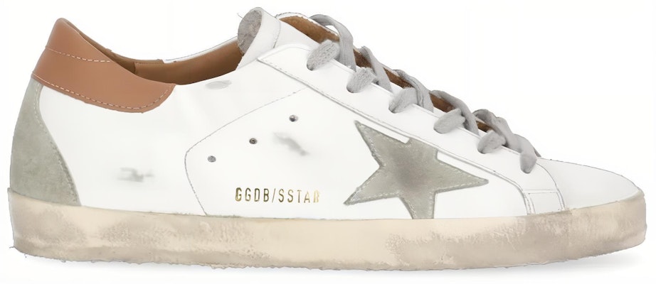 (Women) Golden Goose Super-Star 'Distressed White Brown' GWF00102.F001344.10566 Order (Women) Golden Goose Super-Star 'Distressed White Brown' GWF00102.F001344.10566
