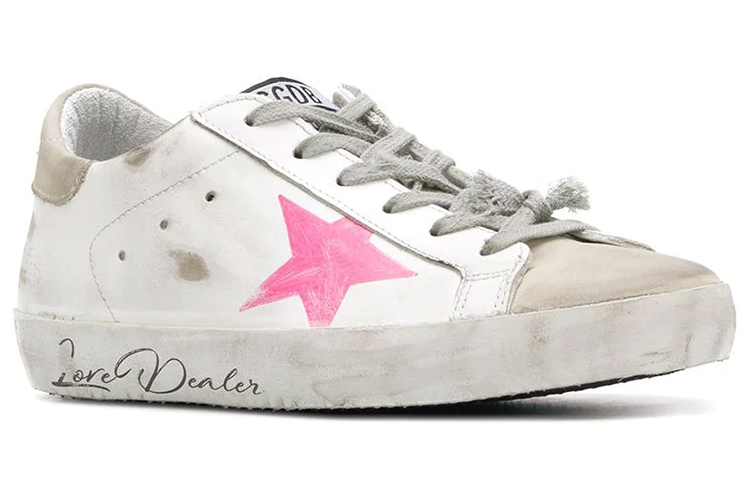 (W) Golden Goose Super-Star 'Distressed White Pink' 圖 2