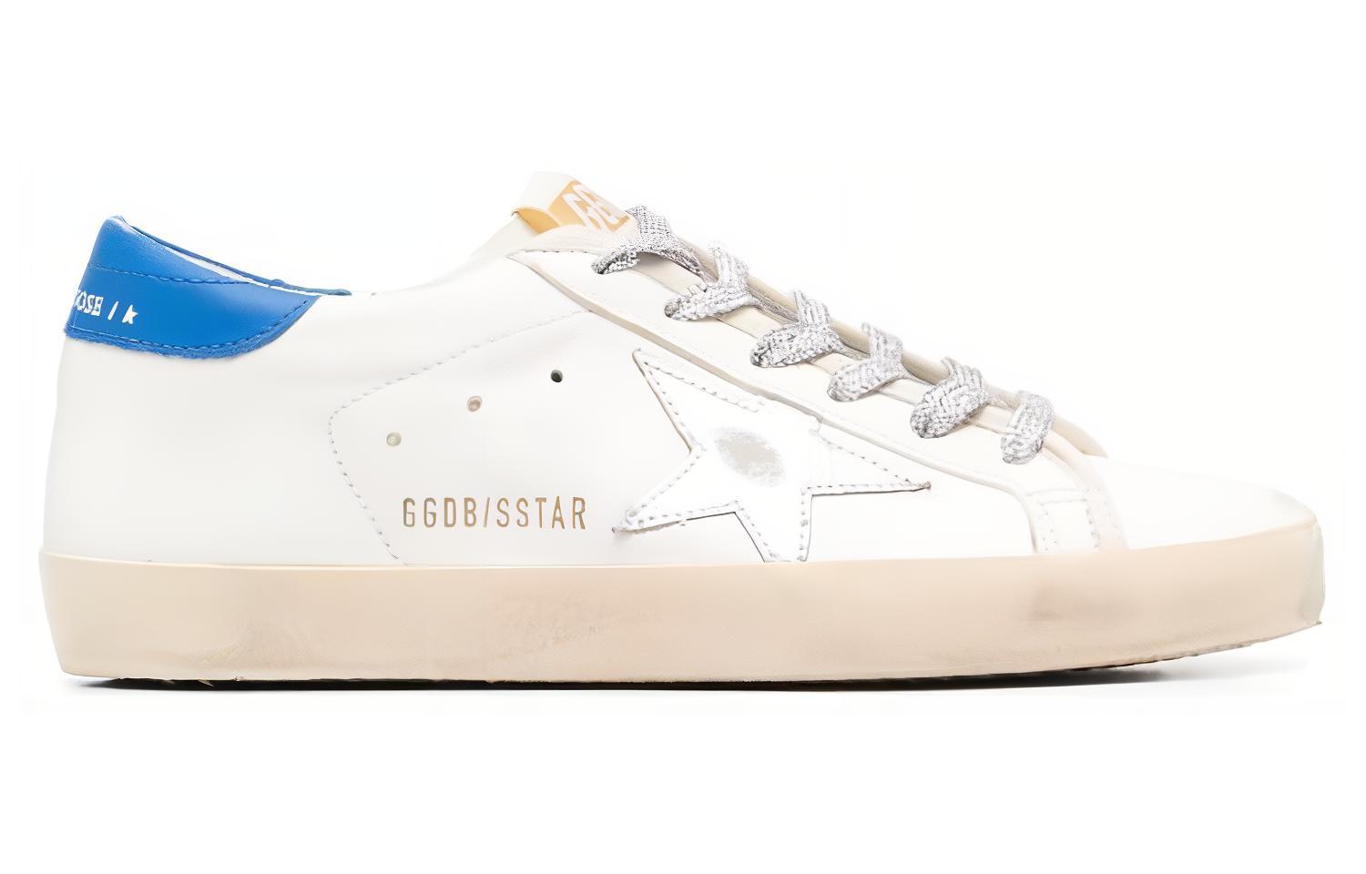 (W) Golden Goose Super-Star 'Distressed White Blue' 圖 2