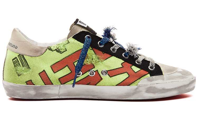 (W) Golden Goose Super-Star 'Distressed White Patchwork' 圖 2