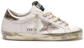 (W) Golden Goose Super-Star 'Kulit Putih Distressed' GCOWS590.E37 Order (W) Golden Goose Super-Star 'Kulit Putih Distressed' GCOWS590.E37