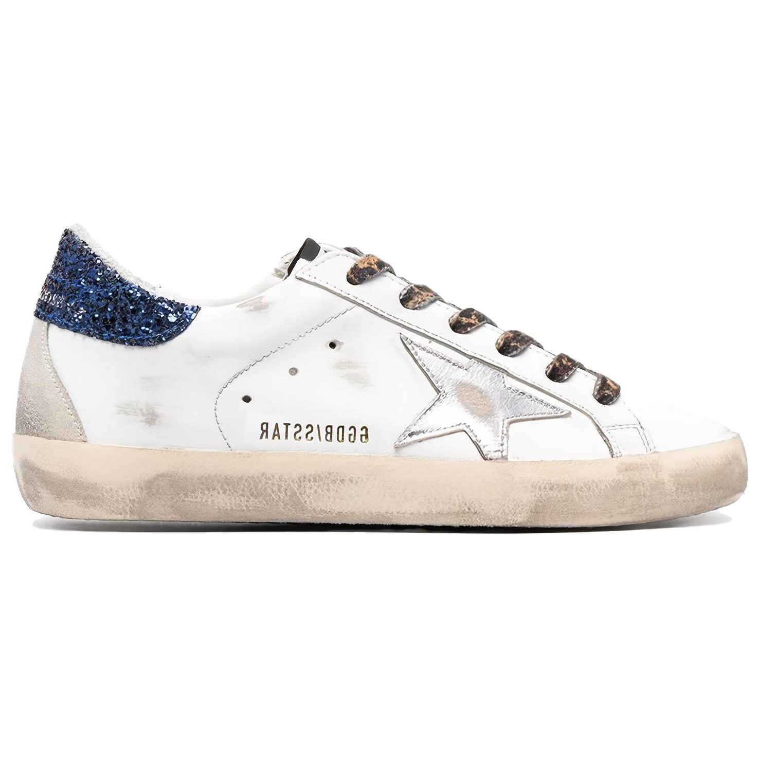 (W) Golden Goose Super-Star 'Distressed White Blue' 圖 2